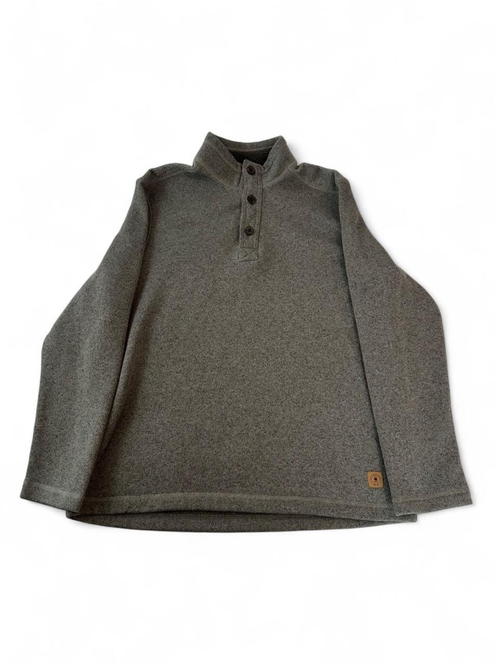Men's large Gray Pullover Sweater GH Bass